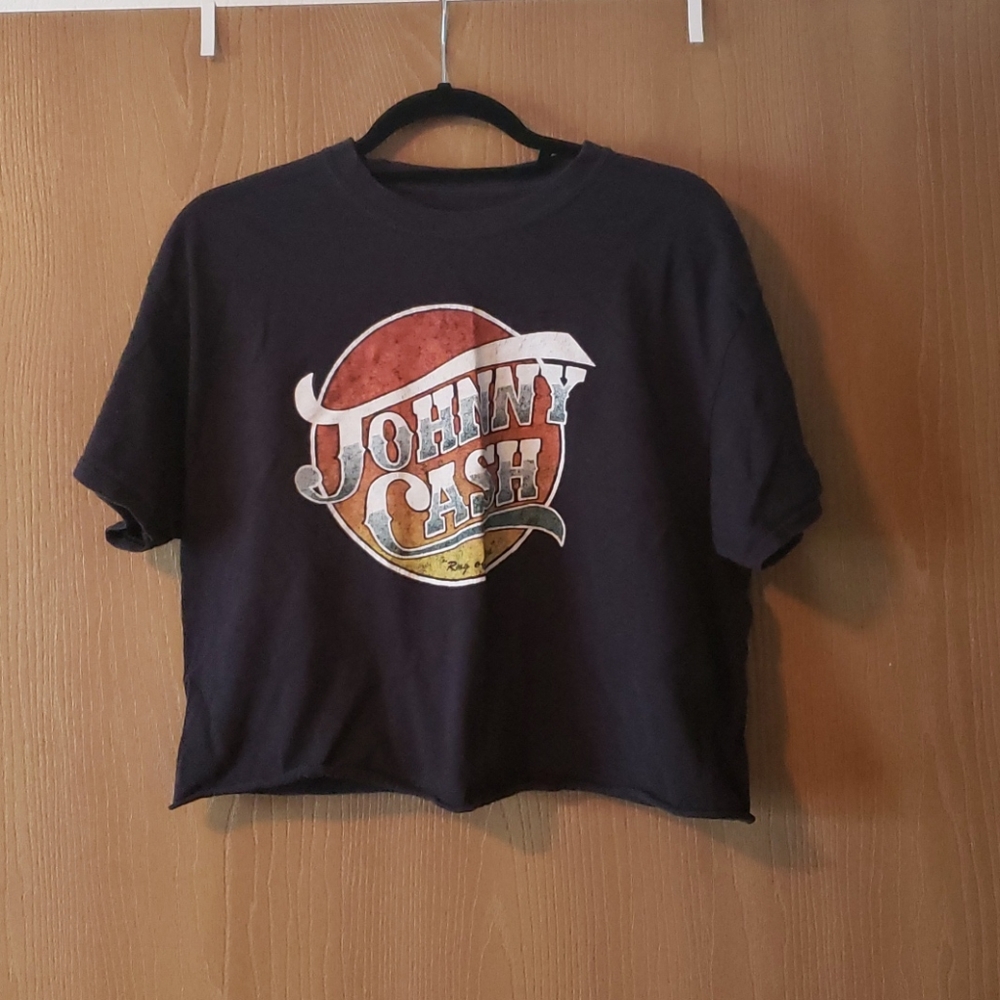Johnny Cash crop top